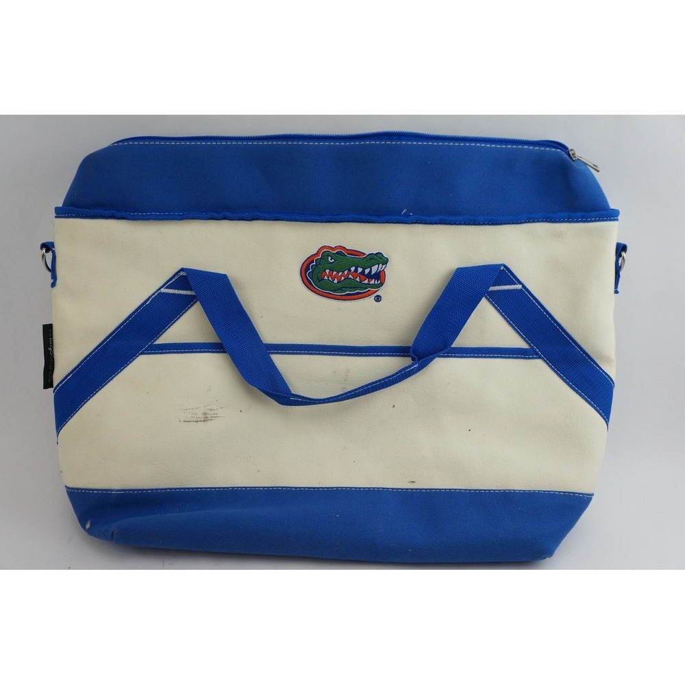 Logo Brands Florida Gators Cooler Bag Blue Cream Canvas Insulated Tote Fair